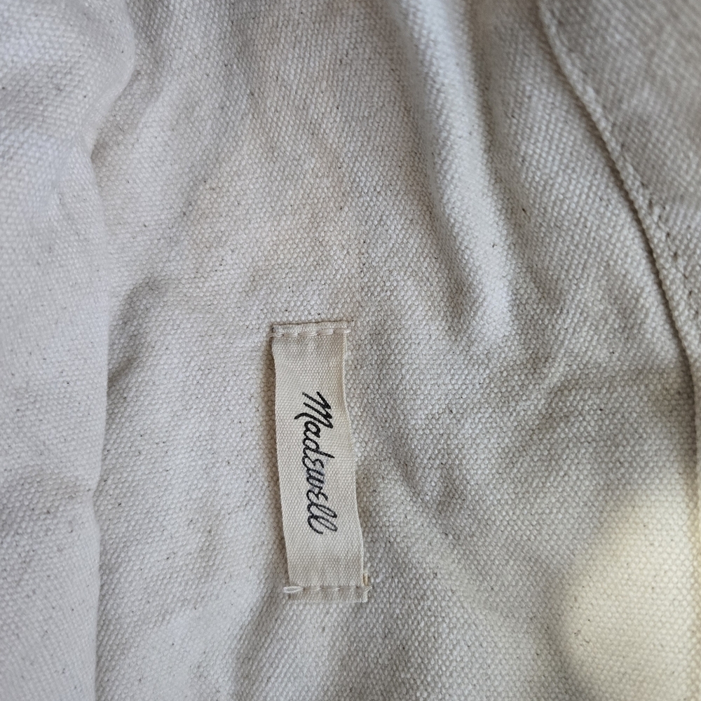 Madewell Cream Crochet Tote Bag - Picture 2 of 4
